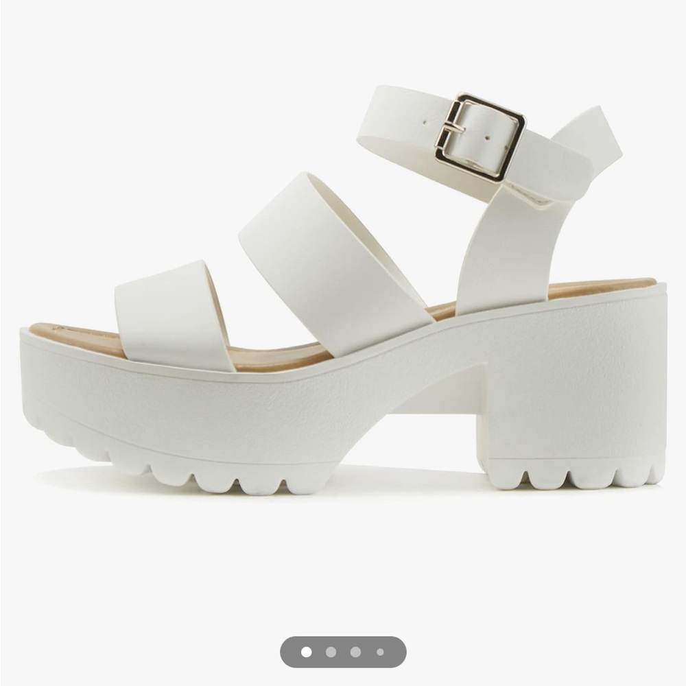 White Platform Sandals